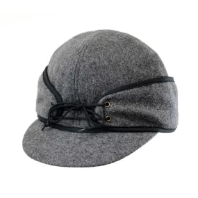 Crown Cap Men's Wool Blend Railroad Hat