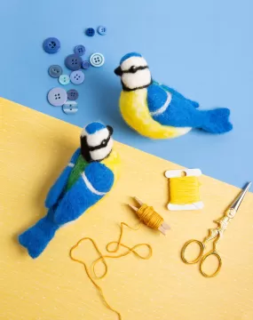 Hawthorn Handmade - Blue Tit Needle Felting Kit