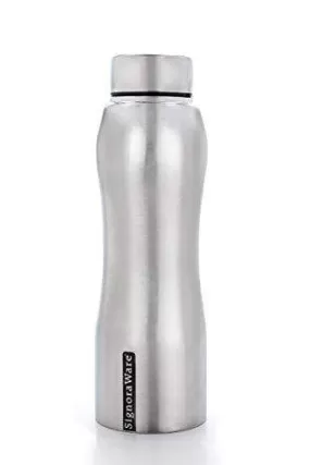 Signoraware Oxy Stainless Steel Water Bottle, 500ml/30mm, Silver